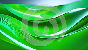 Abstract background Green eco wave, clean water and nature concept,