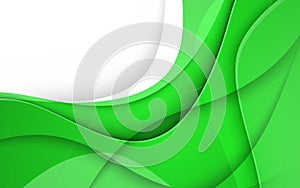 Abstract background with green lines. Vector