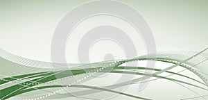 Abstract background with green shades