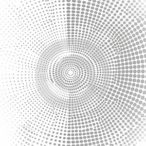 Abstract background with grey dots creating concentric circles