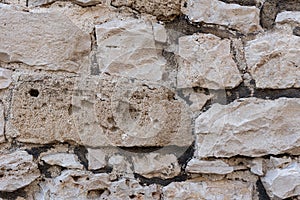 Abstract background with grey stone wall.