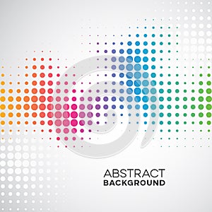 Abstract Background with halftone - Illustration photo