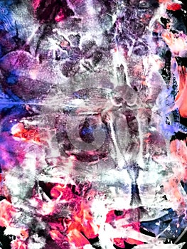 Abstract background, hand painted textures, gouache, watercolor, splashes, drops of paint, paint strokes. Design for backgrounds,