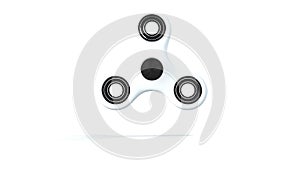 Abstract background with hand spinner