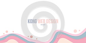 Abstract background header website design collection