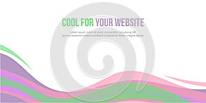 Abstract background header website design