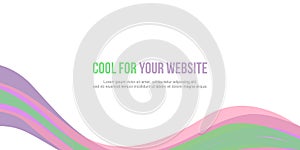 Abstract background header website design