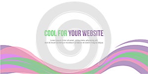 Abstract background header website design