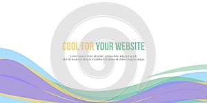 Abstract background header website design