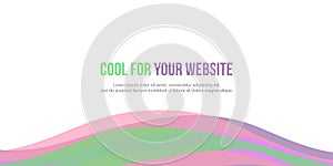 Abstract background header website design