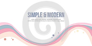 Abstract background header website simple modern design