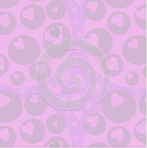 Abstract Background Hearts Pink, Purple and White Gray photo