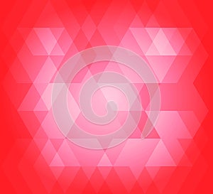 Abstract background hex pattern red color
