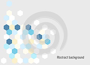 Abstract background hexagon