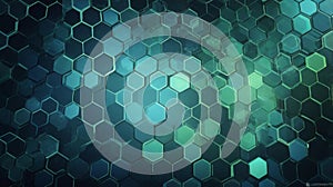 abstract background with a hexagonal grid pattern, symbolizing data storage and transfer