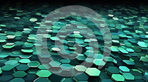 abstract background with a hexagonal grid pattern, symbolizing data storage and transfer