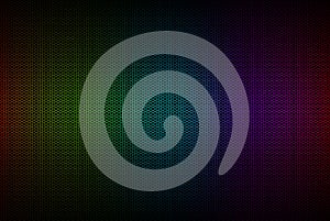 Abstract background with hexagonal pattern with rainbow colors