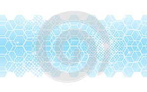 Abstract background hexagons pattern innovation tech concept