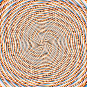 Abstract background illusion hypnotic illustration, deceptive decoration