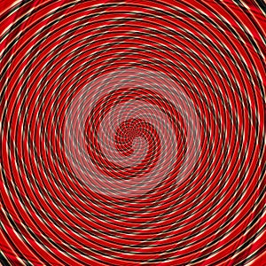 Abstract background illusion hypnotic illustration, delusion attractive