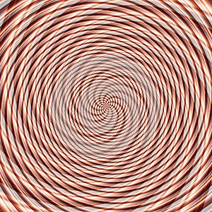 Abstract background illusion hypnotic illustration, delusion deception