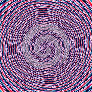 Abstract background illusion hypnotic illustration, graphic deception