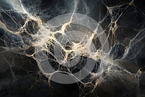 Abstract Background with Intricate Web-like Patterns and Textures