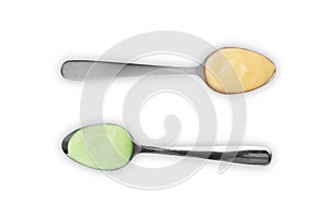 Abstract background with jam and cream