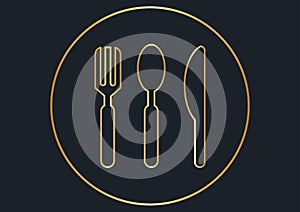 Abstract background for Knife, fork and spoon tools,vector illustrations