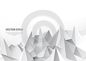 Abstract background with large shapes. The texture of the triangles.