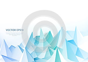 Abstract background with large shapes. The texture of the triangles.