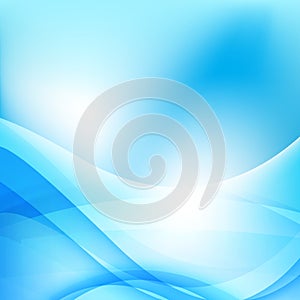 Abstract background light blue curve and wave element 001