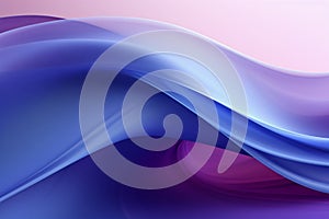 Abstract background in light blue and lilac colors. Smooth colorful flowing wave. Horizontal image with copy space