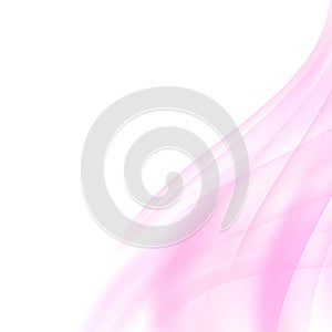 Abstract background Ligth pink curve and wave element