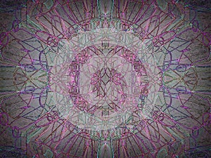 Implied Dome Abstract Background with Lines Multicolored photo