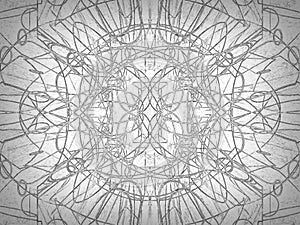 Implied Dome Abstract Background with Lines Gray photo