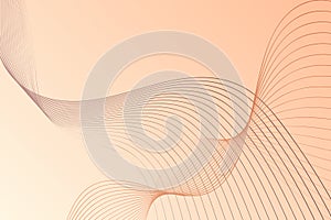 Abstract Background With Lines and Curves