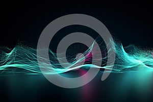 abstract background liquidwave gradientsharp 3D by generative ai