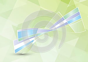 Abstract background with low poly triangular design