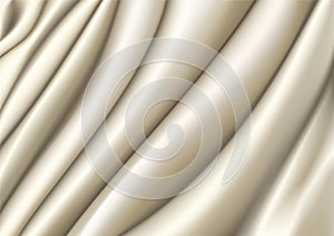 Abstract background luxury cloth or liquid wave or wavy folds of golden silk texture