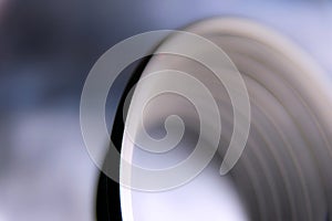 abstract background made of defocused metal circles