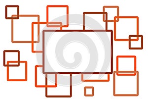Abstract Background made from Orange squares