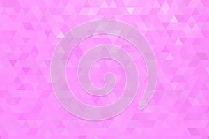 Computer generated abstract backdrop repetition regular geometric pattern triangles shapes variable violet color