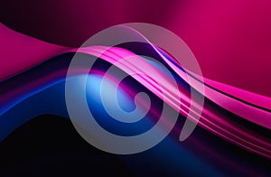 Abstract background made by sunlight illumination. Viva magenta, blue and green dark toned gradient for web design