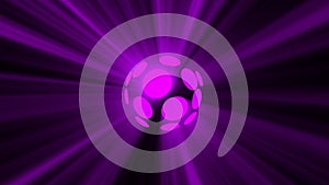 Abstract background with magic disco sphere