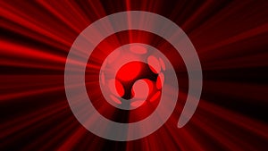 Abstract background with magic disco sphere