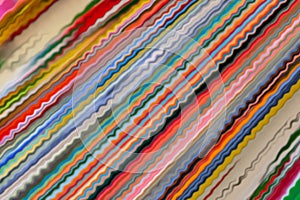 Abstract background of many vibrating colored stripes