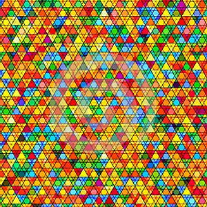 Abstract background with triangular pattern