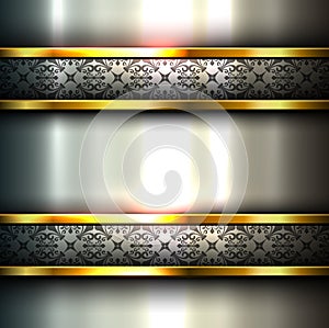 Abstract background metallic