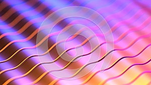 Abstract background, metallic stripes, holographic foil, iridescent texture